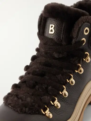 Bogner Arosa 9 Shearling-trimmed Leather Ankle Boots | Thumbnail 5