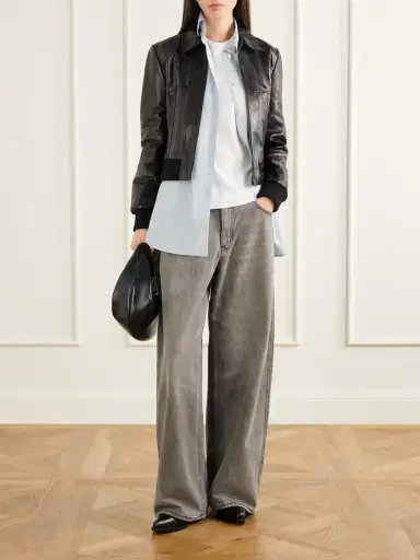 Nili Lotan Sue Leather Jacket | Thumbnail 2
