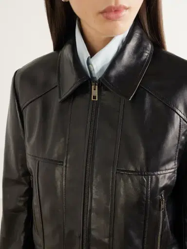 Nili Lotan Sue Leather Jacket | Thumbnail 5