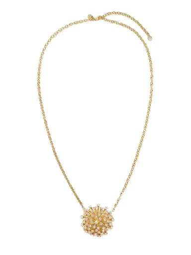 Sydney Evan Desert Flower 14-karat Gold Diamond Necklace | Thumbnail 1