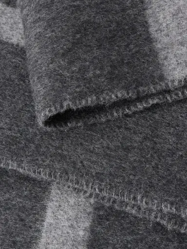TOTEME Monogram Fringed Brushed-wool Scarf | Thumbnail 4