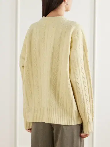 RÓHE Cable-knit Wool-blend Sweater | Thumbnail 4