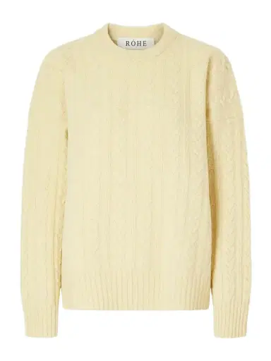 RÓHE Cable-knit Wool-blend Sweater | Thumbnail 1