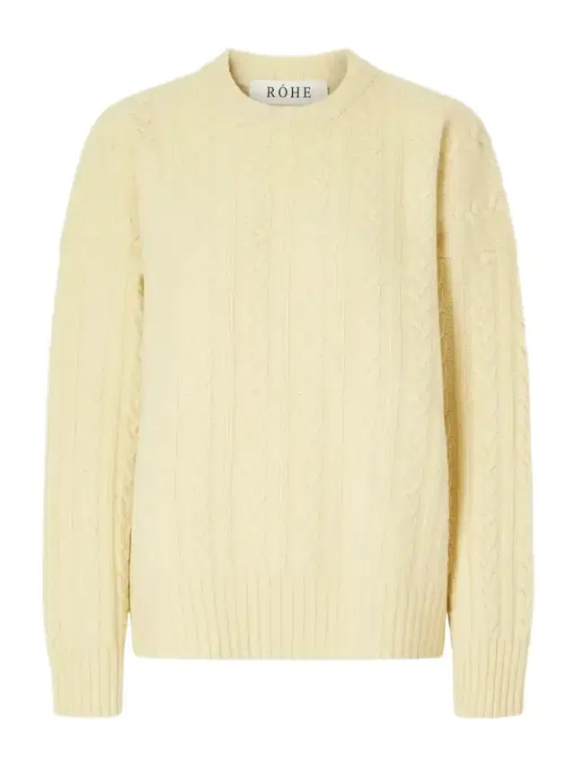 RÓHE Cable-knit Wool-blend Sweater