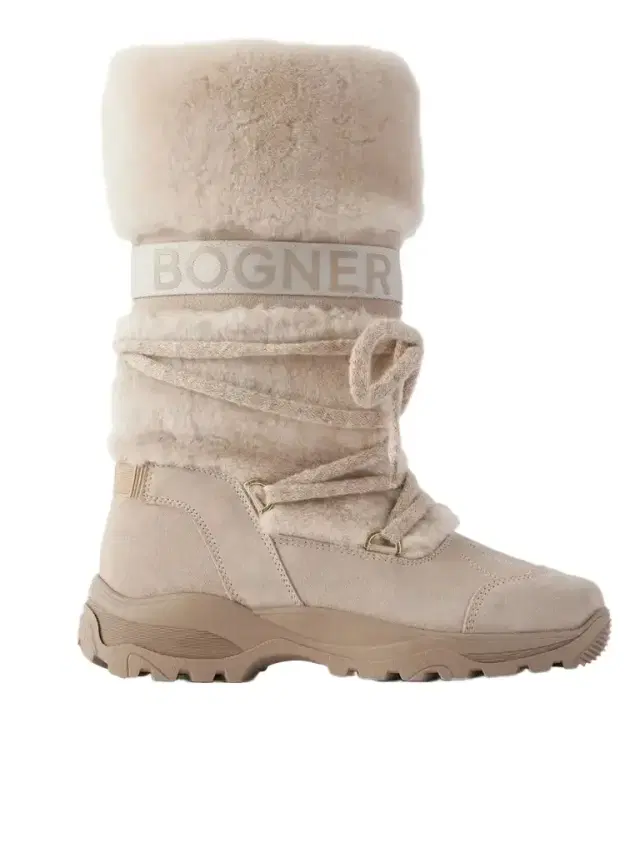 Bogner Alta Badia Shearling-trimmed Suede Ankle Boots