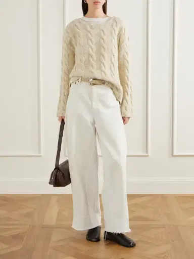 B SIDES Cable-knit Wool Sweater | Thumbnail 2