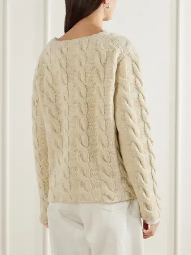 B SIDES Cable-knit Wool Sweater | Thumbnail 4