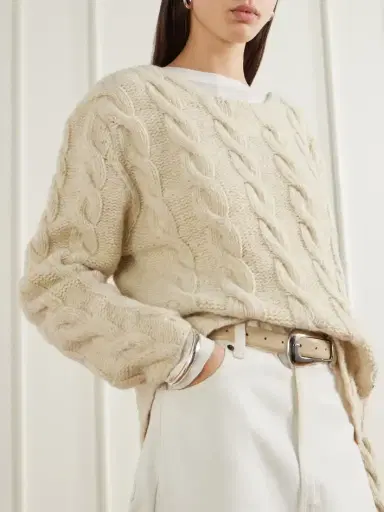 B SIDES Cable-knit Wool Sweater | Thumbnail 5