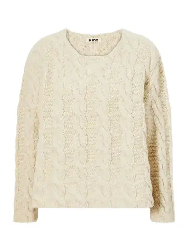 B SIDES Cable-knit Wool Sweater | Thumbnail 1