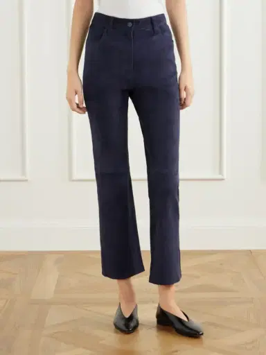 Joseph Duke Suede Flared Pants | Thumbnail 3