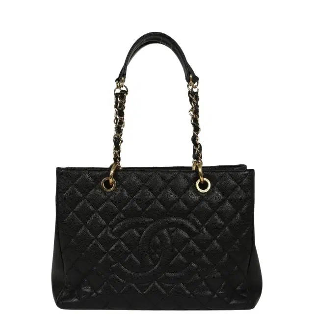 Chanel Pre-owned Chanel Grand Shopping Tote Black Caviar Gold Hardware