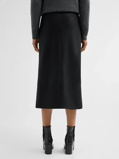 Nili Lotan Women's Mariha Wool Midi Skirt | Thumbnail 3 Nili Lotan Women's Mariha Wool Midi Skirt | Thumbnail 3