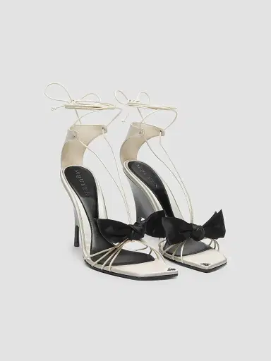 Alexander McQueen Women's Koko 110MM Leather Wedge Sandals | Thumbnail 2