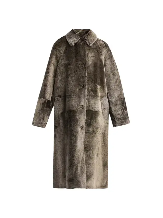 Women's Manteau Shearling Coat