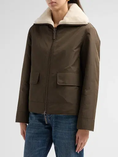 Yves Salomon Women's Veste Shearling Jacket | Thumbnail 4