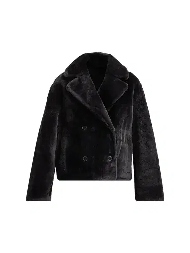 Yves Salomon Women's Shearling Double-Breasted Jacket | Thumbnail 1