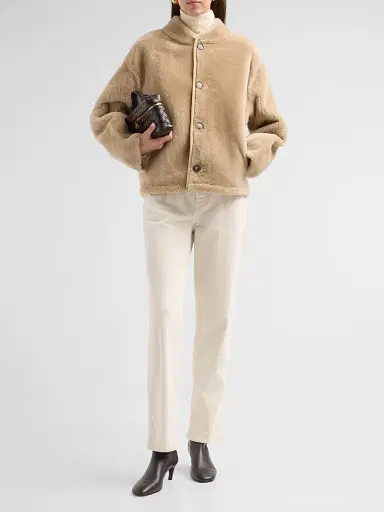 Yves Salomon Women's Veste Reversible Jacket | Thumbnail 2