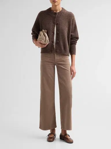 Frame Women's Le Slim Palazzo Modernist Pocket Corduroy Pants | Thumbnail 2