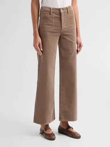Frame Women's Le Slim Palazzo Modernist Pocket Corduroy Pants | Thumbnail 4