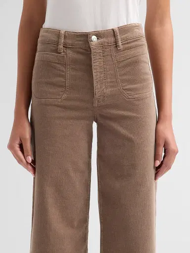 Frame Women's Le Slim Palazzo Modernist Pocket Corduroy Pants | Thumbnail 5