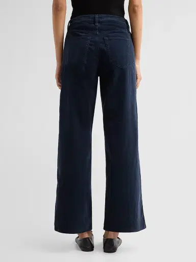 Frame Women's Le Slim Palazzo Modernist Pocket Corduroy Pants | Thumbnail 3