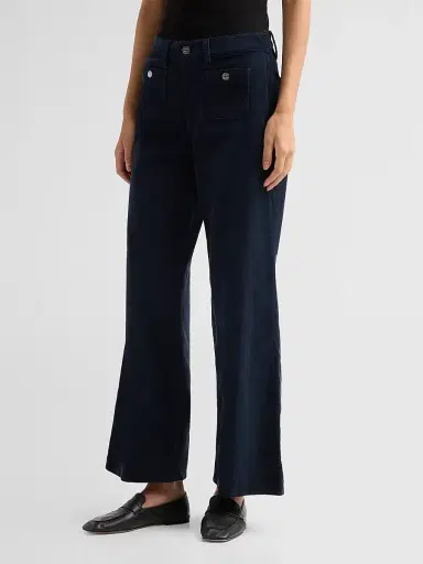 Frame Women's Le Slim Palazzo Modernist Pocket Corduroy Pants | Thumbnail 4