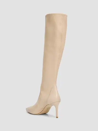 Stuart Weitzman Women's Stuart 75MM Leather Power Boots | Thumbnail 4