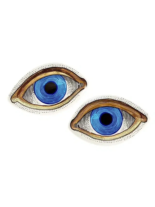 Jonathan Adler Eye Trinket Trays 2-Piece Set