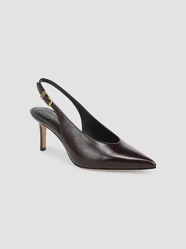Veronica Beard Women's 70MM Leather Slingback Pumps | Thumbnail 2