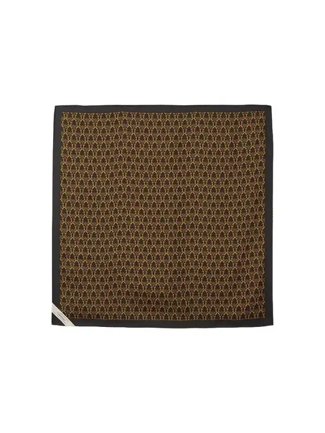 Willy Chavarria Men's Silk Square Scarf