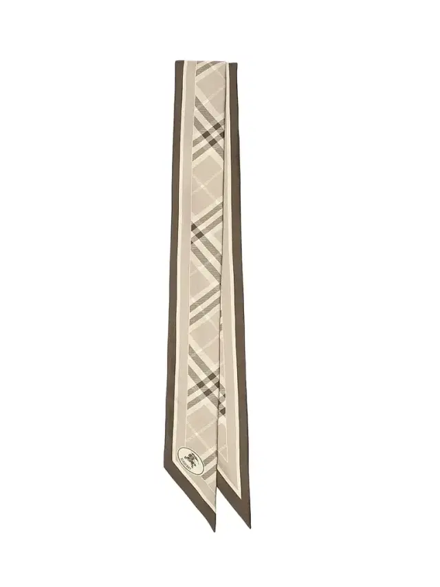 Women's Bordered Check Cashmere Scarf