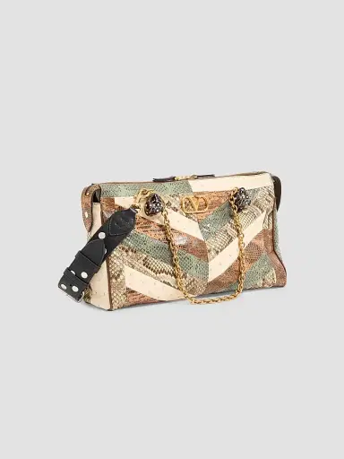 Valentino Women's Panthea Medium Shoulder Bag in Exotic Leather | Thumbnail 5