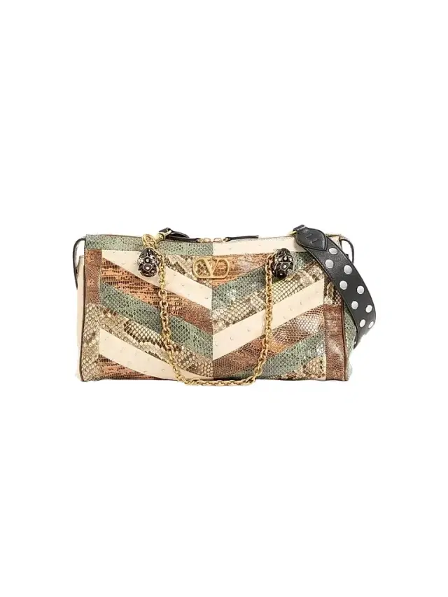 Valentino Women's Panthea Medium Shoulder Bag in Exotic Leather