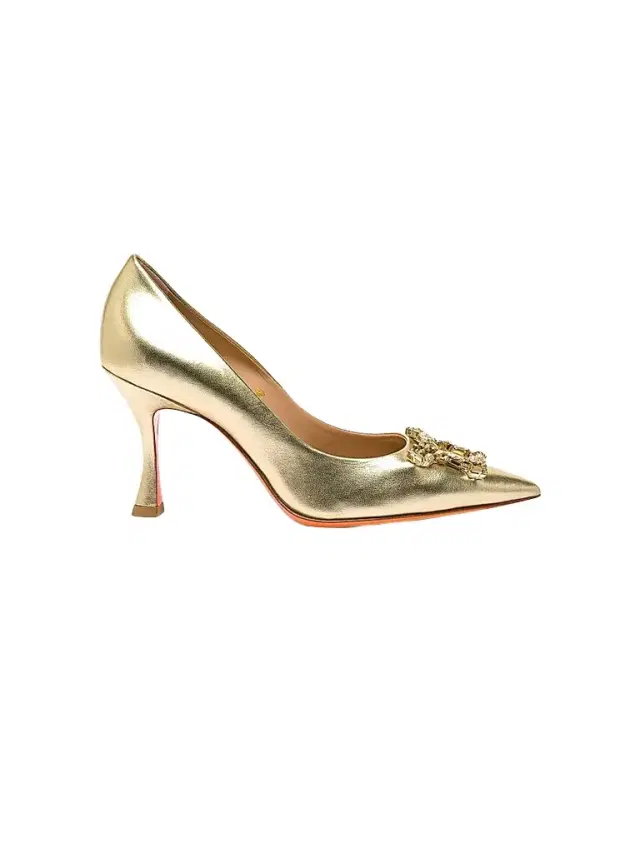 Women's Embellished 85MM Metallic Leather Pumps