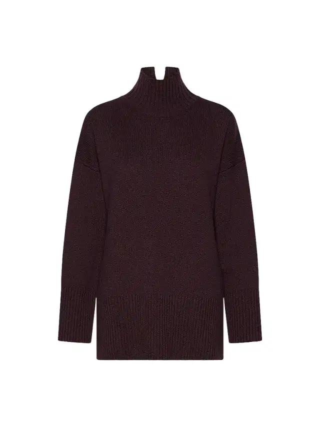Marella Women's Pure Wool Mock Polo Neck Jumper
