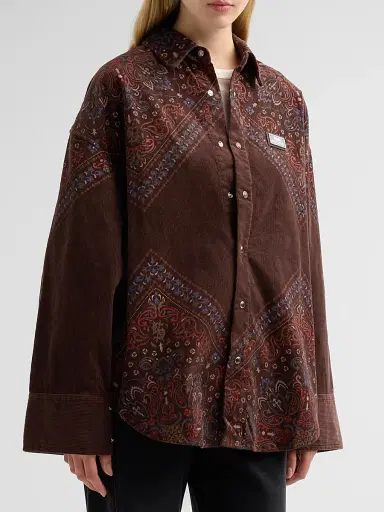 Ksubi Women's Astra Folk Bandana Shirt | Thumbnail 4 Ksubi Women's Astra Folk Bandana Shirt | Thumbnail 4