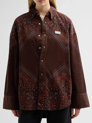Ksubi Women's Astra Folk Bandana Shirt | Thumbnail 5 Ksubi Women's Astra Folk Bandana Shirt | Thumbnail 5