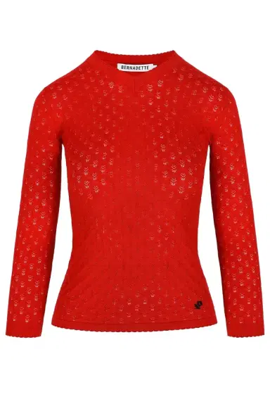 BERNADETTE Katt Pointelle Sweater | Thumbnail 1