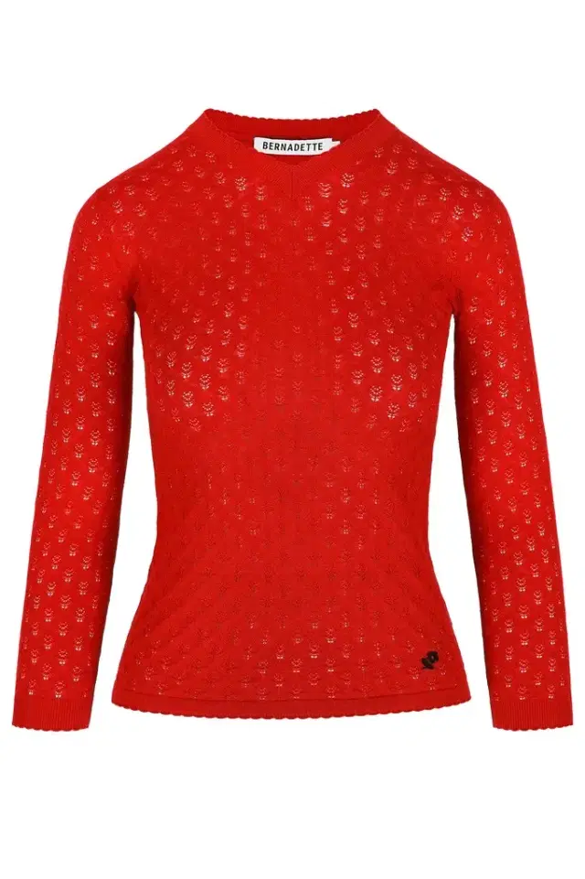 BERNADETTE Katt Pointelle Sweater