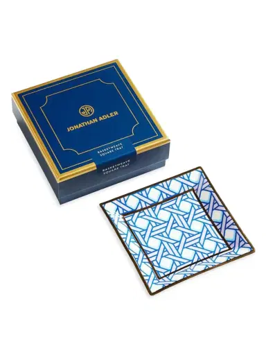 Jonathan Adler Basketweave Square Tray | Thumbnail 2