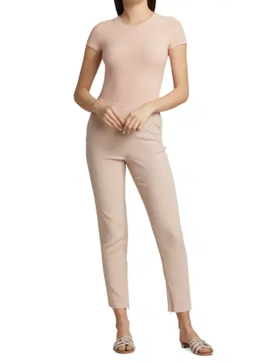 Giorgio Armani Women's Main Cady Slim-Leg Pants | Thumbnail 2