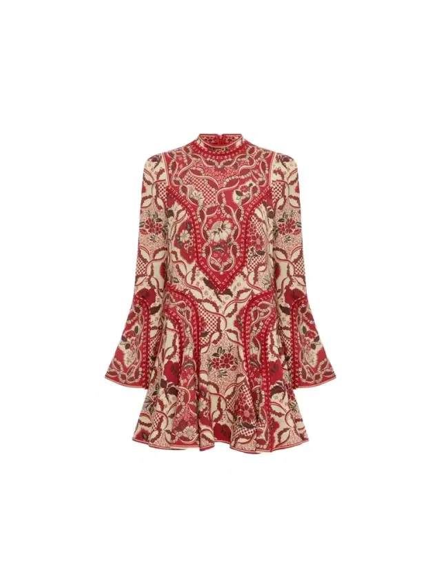 ALÉMAIS Women's Kenny Floral A-Line Mini Dress