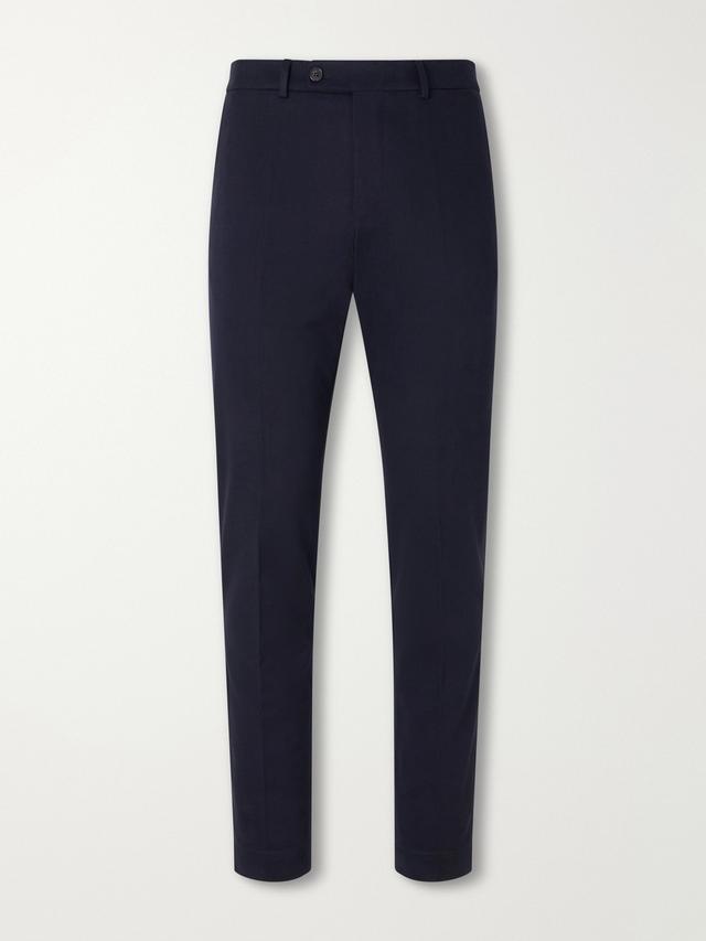 Slowear Incotex Tapered Cotton-Blend Twill Trousers - Men
