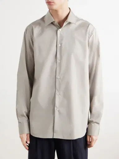 Paul Smith Cotton-Poplin Shirt - Men | Thumbnail 3