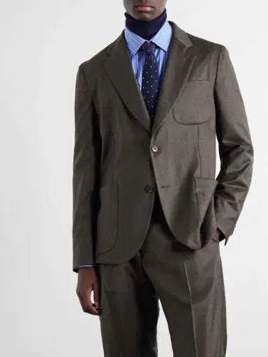 Paul Smith Wool and Cashmere-Blend Suit Jacket - Men | Thumbnail 3