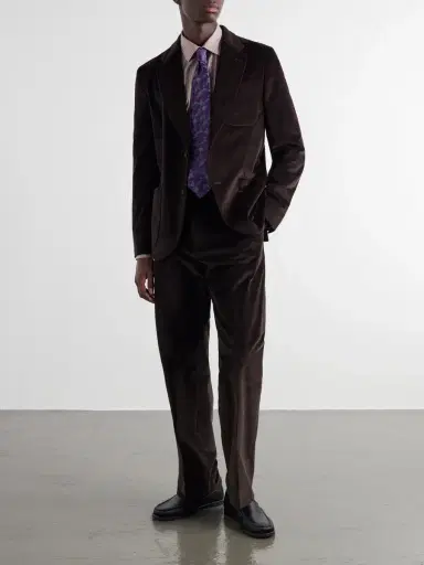 Paul Smith Cotton-Blend Corduroy Suit Jacket - Men | Thumbnail 2