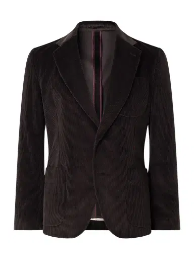 Paul Smith Cotton-Blend Corduroy Suit Jacket - Men | Thumbnail 1