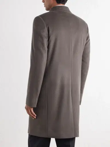 Paul Smith Double-Breasted Wool and Cashmere-Blend Coat - Men | Thumbnail 4