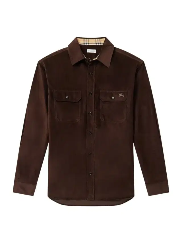 Burberry Logo-Embroidered Cotton-Corduroy Shirt - Men