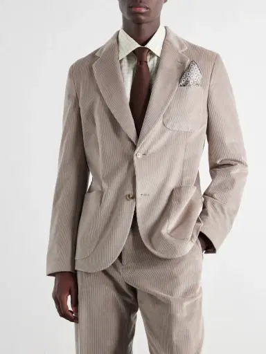 Paul Smith Cotton-Stretch Corduroy Suit Jacket - Men | Thumbnail 3